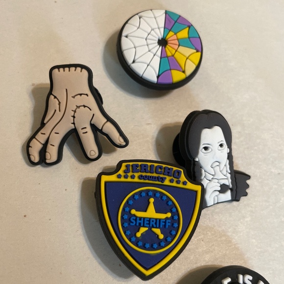 Wednesday Addams generic crocs charms - Picture 3 of 8